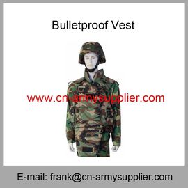 Wholesale Cheap China Woodland Camouflage NIJ IV Bulletproof Vest Jacket