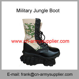 Wholesale Cheap China Split Leather Rubber Sole Camouflage Military Jungle Boots