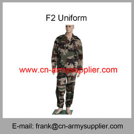 Wholesale Cheap China Army Camouflage Military French F1 F2 Uniform