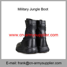 Wholesale Cheap China Military Leather and Oxford Fabric Army Police Jungle Boot