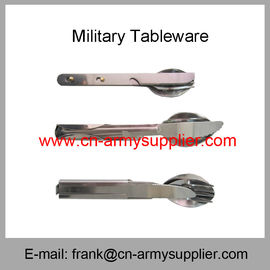 Wholesale Cheap China Army AFP PNP Stainless Military Police Fork Spoon Knife