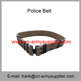 Wholesale Cheap China Army Desert Tan Police PP Polyester Military Belt