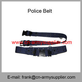 Wholesale Cheap China Tactical Navy Blue Army Metal Bucklet Police Security Belt