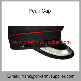 Wholesale Cheap China Military Silver Thread Color Army Police Peak Service Cap