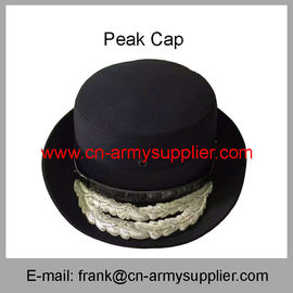 Wholesale Cheap China Army Silver Metal Color Police Rank Officer Service Cap