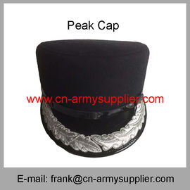 Wholesale Cheap China Army Silver Metal Color Police Rank Officer Service Cap