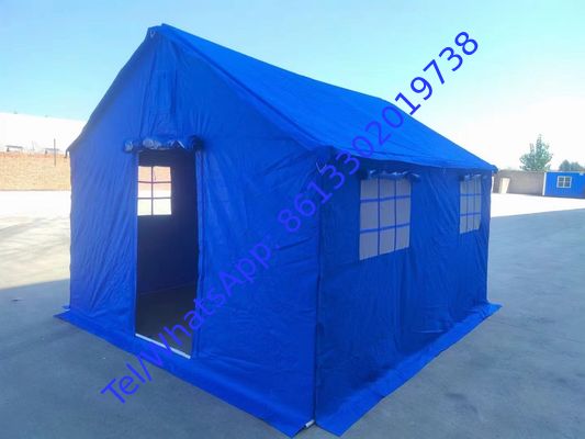 Depends On Different Size Of Military Tent Windows Quantity PVC Ground Sheet 45mm Pole