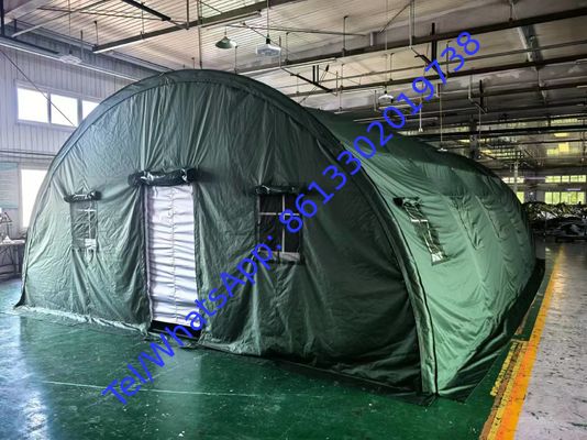 Tenda verde del ejército 1.8-3.5 metros Tamaño perfecto para entrenamiento militar y actividades al aire libre