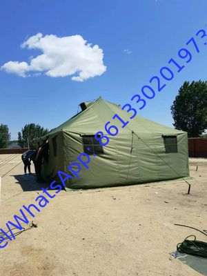 Refugio exterior para soldados a prueba de viento hecho de lona de algodón para protección en todas las estaciones